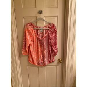 yoana baraschi long sleeve style 118105 polyester top